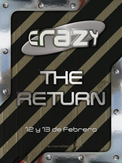 Cartel de la fiesta The Return @ Crazy (Reapertura)