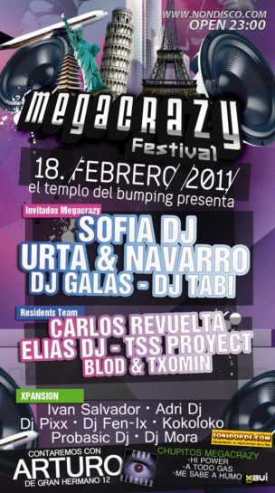 Flyer 2011.02.18 MegaCrazy Festival 2011