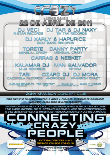 Flyer 2011.04.22 Connecting Crazy People