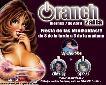 Flyer Oranch 20060407 - Minifaldas festival B