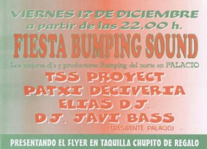 Flyer 2004.12.17 Bumping Sound @ Palacio 2
