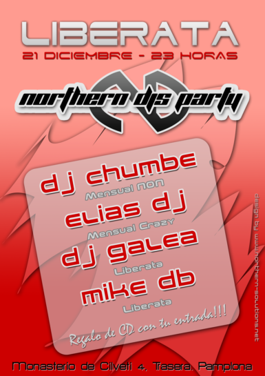Cartel de la fiesta Northern Djs Party @ Liberata