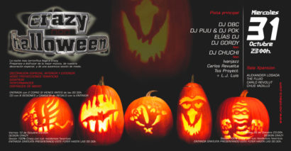 Cartel de la fiesta Crazy Halloween 07 @ Non