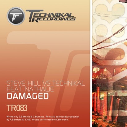 Portada del temazo Steve Hill vs Technikal Feat. Nathalie – Damaged (Original Mix)