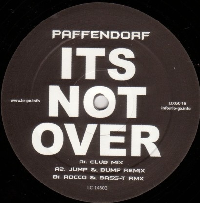 Portada del temazo Paffendorf – It’s Not Over