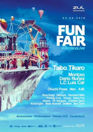 Cartel de la fiesta Fun Fair @ Zul