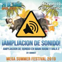Mega Summer Festival 2019 @ Venecia Aplicación de sonido