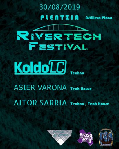 Cartel de la fiesta Rivertech Festival