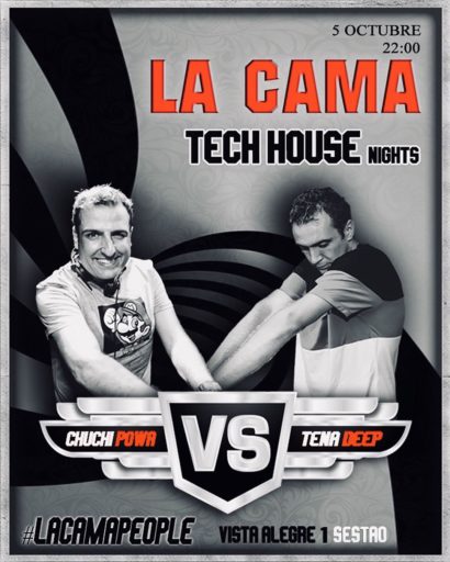 Tech House Nights en La Cama 5 Octubre 2019